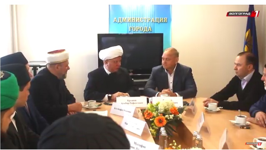 Волжский посетил глава Духовного собрания мусульман России